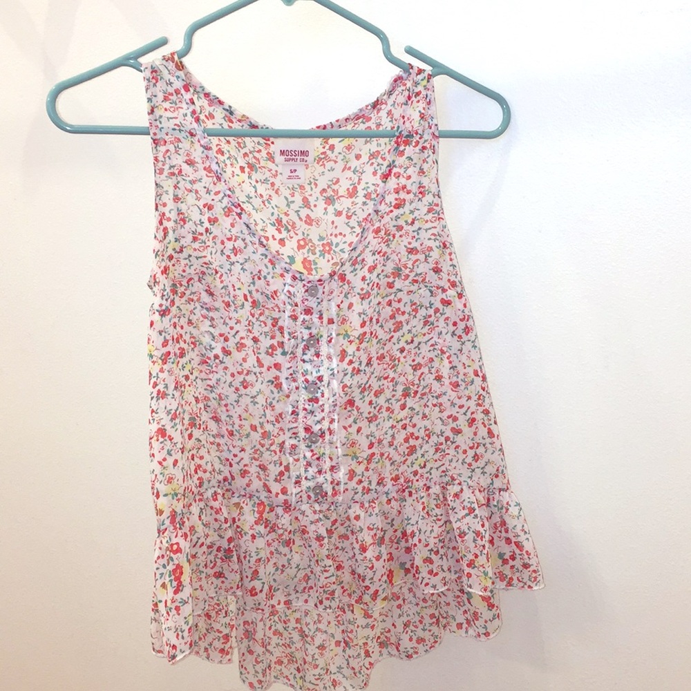 Floral tang top